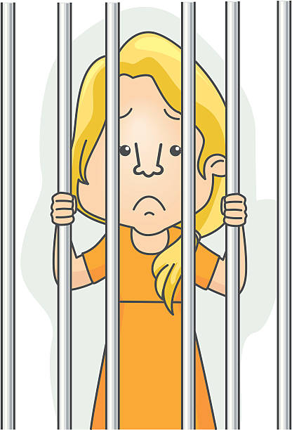 Woman Behind Bars Stock Illustration - Download Image Now - Adult, Cartoon, Clip Art - iStock Woman Behind Bars Stock Illustration - Download Image Now - Adult, Cartoon, Clip Art - iStock