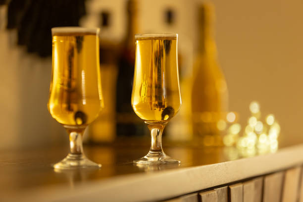 istock Two glasses of beer. 1643944907