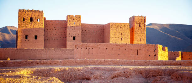 istock Old ruin Kasbah in Morocco- Atlas mountain 1643959004