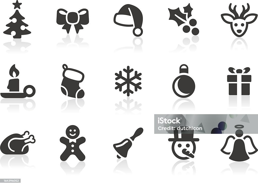 Boże Narodzenie ikony, 1 - Grafika wektorowa royalty-free (Ikona)