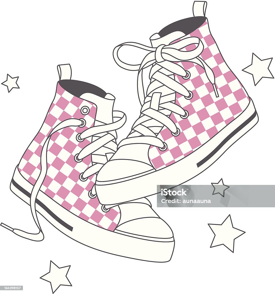 Sneaker da - arte vettoriale royalty-free di Abbigliamento