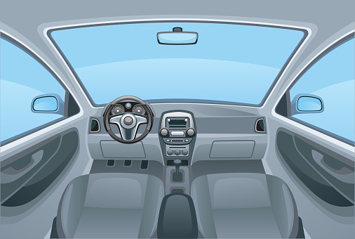 A Cartoon Image Of The Inside Of A Car Stock Illustration - Download Image Now - Car Interior, Car, Indoors - iStock A Cartoon Image Of The Inside Of A Car Stock Illustration - Download Image Now - Car Interior, Car, Indoors - iStock