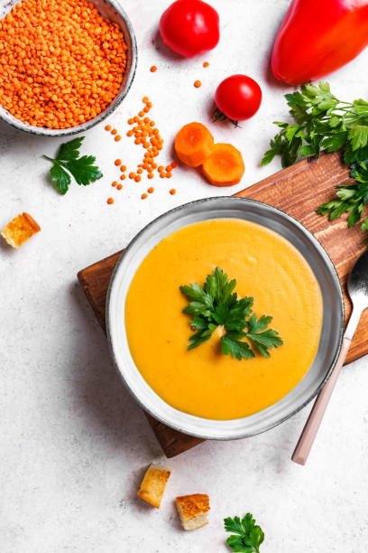 istock Red Lentil and Veggie Soup 1643988908