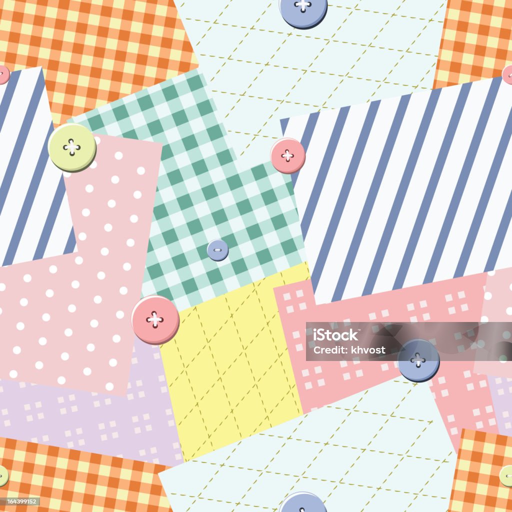 Patch Seamless Pattern Vector Stock Illustration - Download Image Now ...