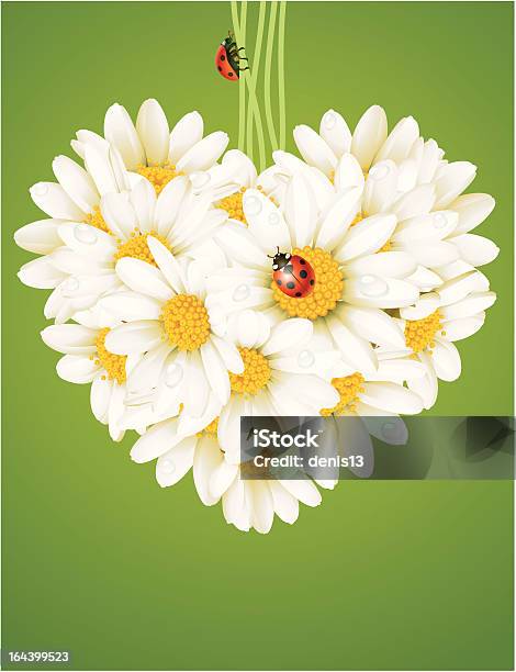 Floral Love Card Stock Illustration - Download Image Now - Animal, Animal Markings, Artificial