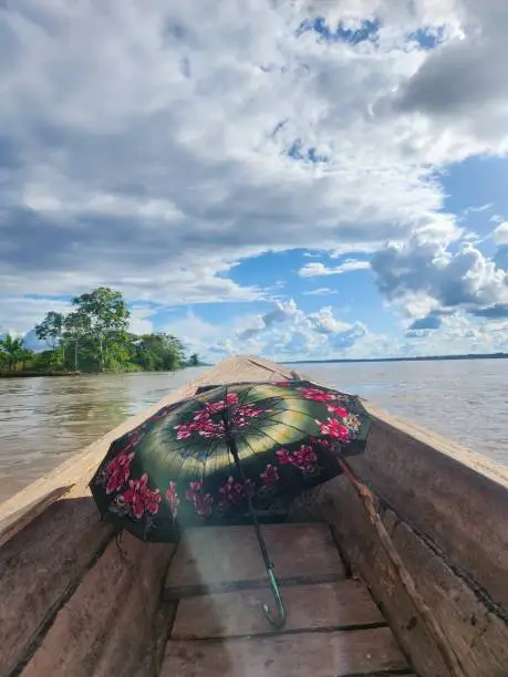 Canoe, Umbrella, Amazonas River