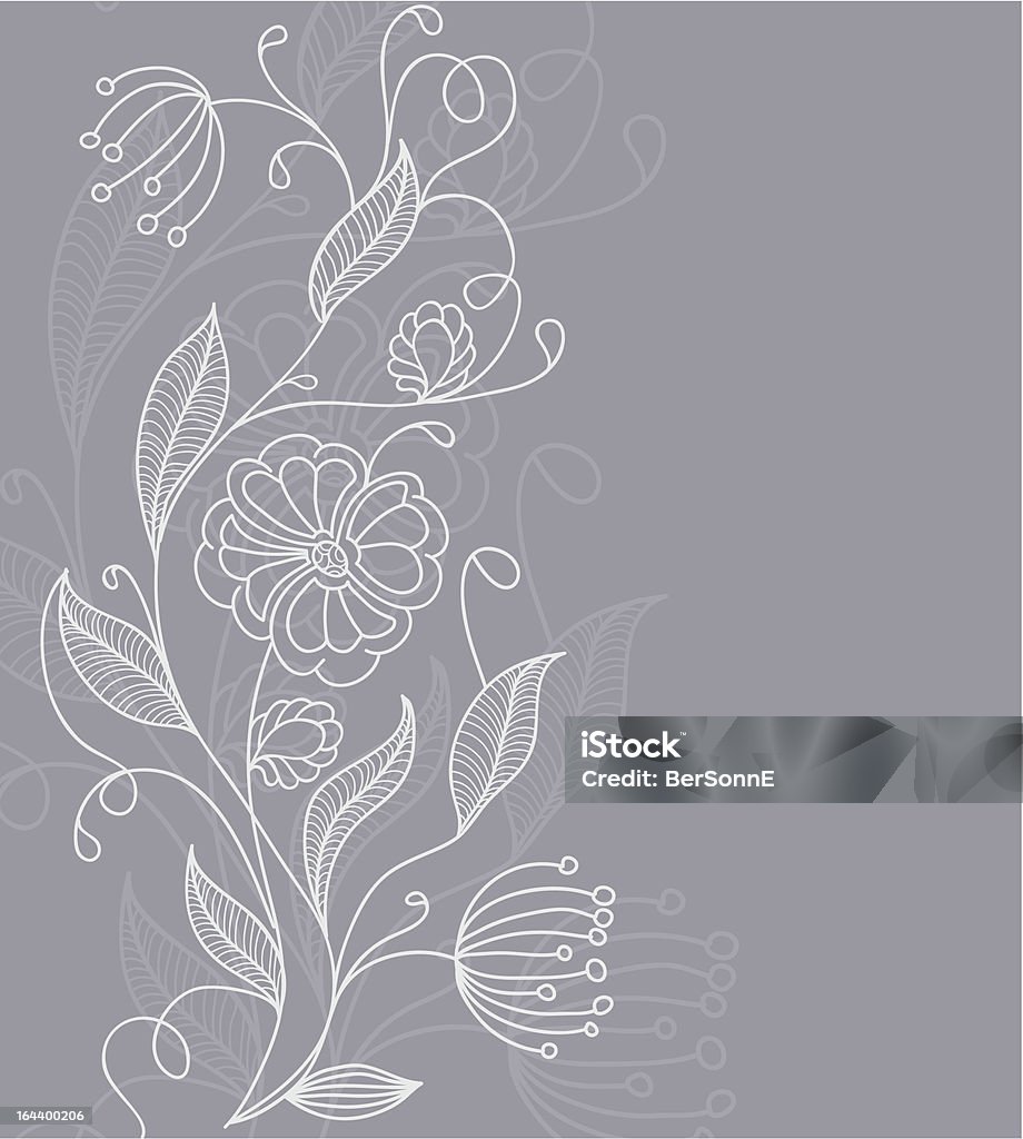 Summer floral pattern  Antique stock vector