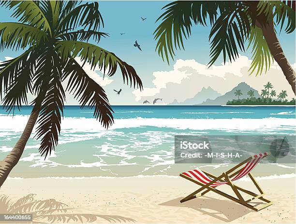 Hawaii Beach Stock Illustration - Download Image Now - Beach, Vector, Beauty In Nature