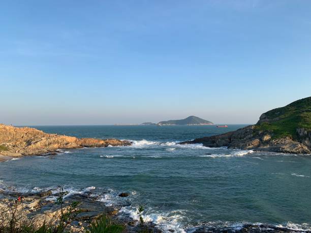 istock Hong Kong sunset coastline harbour 1644007963