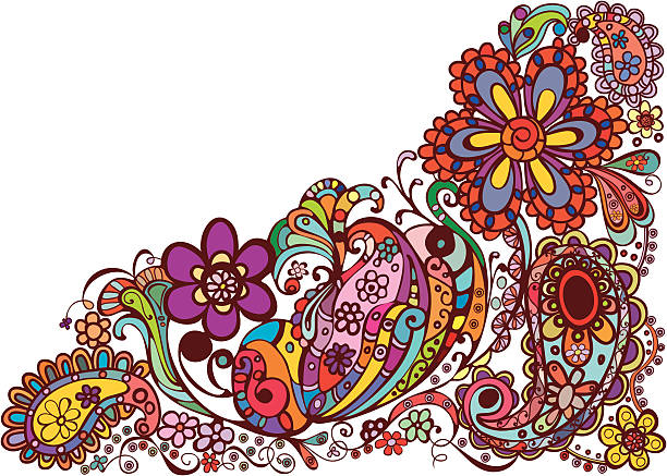 Décoration florale - Illustration vectorielle