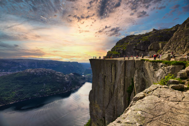 istock Pulpit rock Norway and Lysefjorden 1644011735