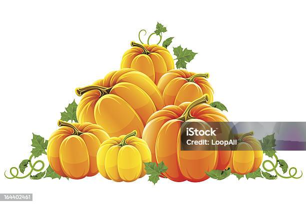 Hill Colheita De Tomates Abóboras Laranja - Arte vetorial de stock e mais imagens de Abóbora-Menina - Cucúrbita - Abóbora-Menina - Cucúrbita, Agricultura, Alimentação Saudável