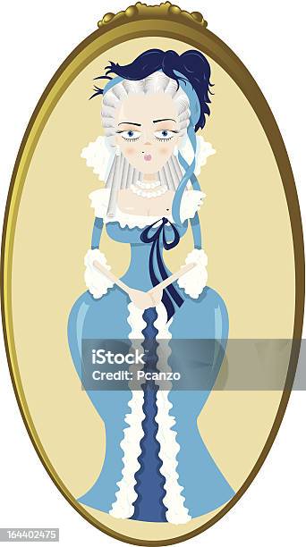 Funny Marie Antoinette Stock Illustration - Download Image Now - 18th Century Style, Women, Louis XIV Of France