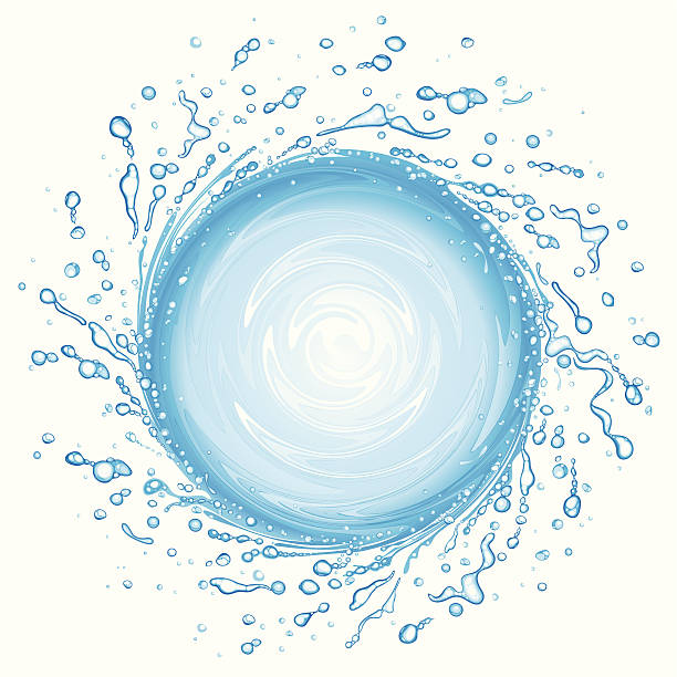 illustrations, cliparts, dessins animés et icônes de eau splash - splashing water drop white background