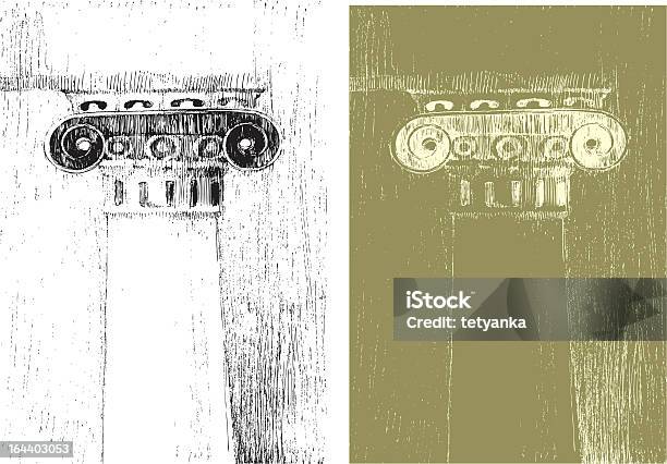 Korinthischen Säule Stock Vektor Art und mehr Bilder von Profilleiste - Profilleiste, Skizze, Architektur