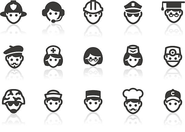 Occupation icons Occupation related vector icons for your design or application. 999 call center stock illustrations