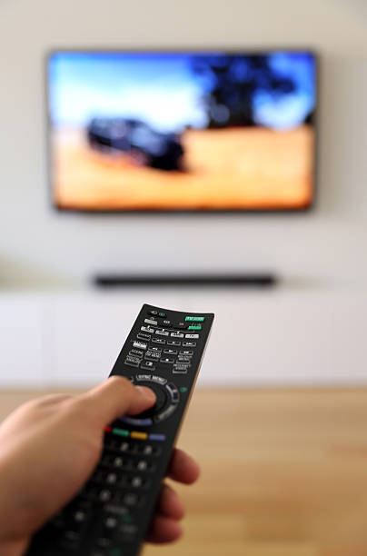 Remote TV on stock photo