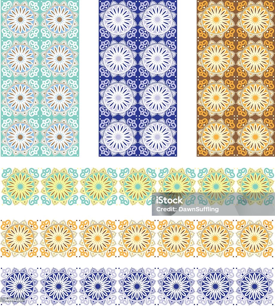Azulejo designs - Royalty-free Espanha arte vetorial
