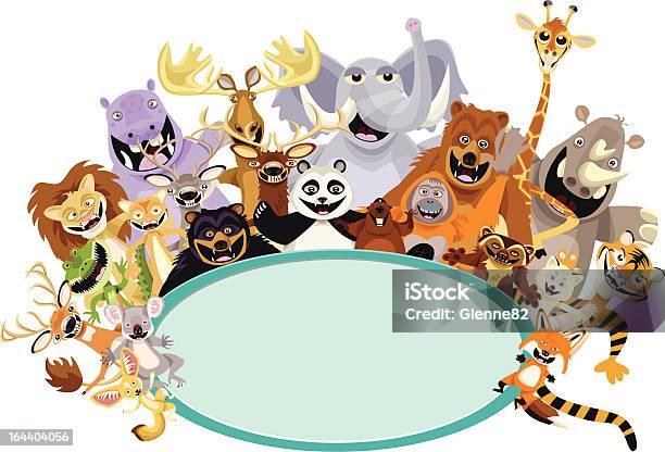 Animals Of The World Stock Illustration - Download Image Now - Wolverine - Weasel Family, American Black Bear, Animal