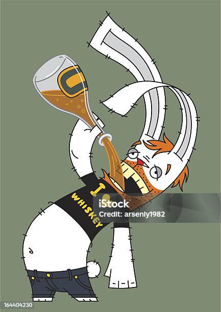 Bunny Alcoolisées Vecteurs libres de droits et plus d'images vectorielles de Alcool - Alcool, Alcoolisme, Bande dessinée