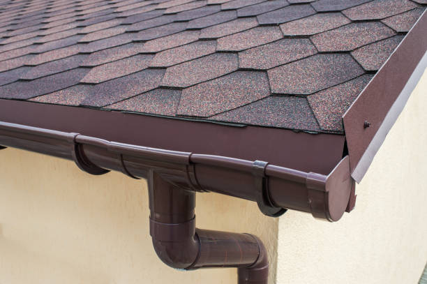 istock plastic drainage on the roof near the shingles 1644086197