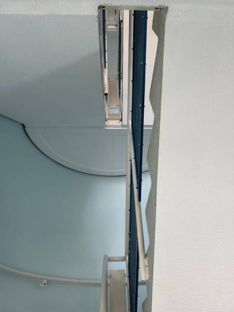 istock Tall residential tower building stairwell 1644086762