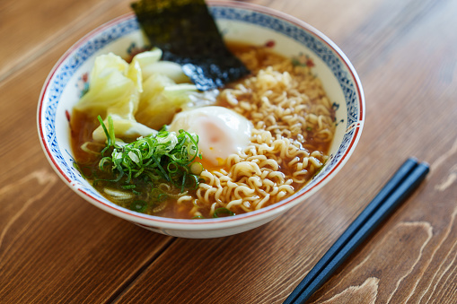 Japanese instant noodles (instant ramen noodles)