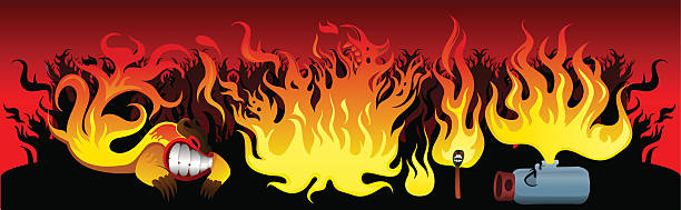 Fire vector art illustration