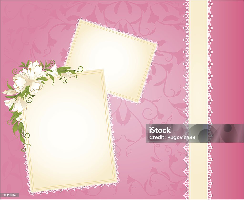 Background with lace ornaments and flowers. Vector Beautiful background with lace ornaments and flowers. Vector Beauty stock vector
