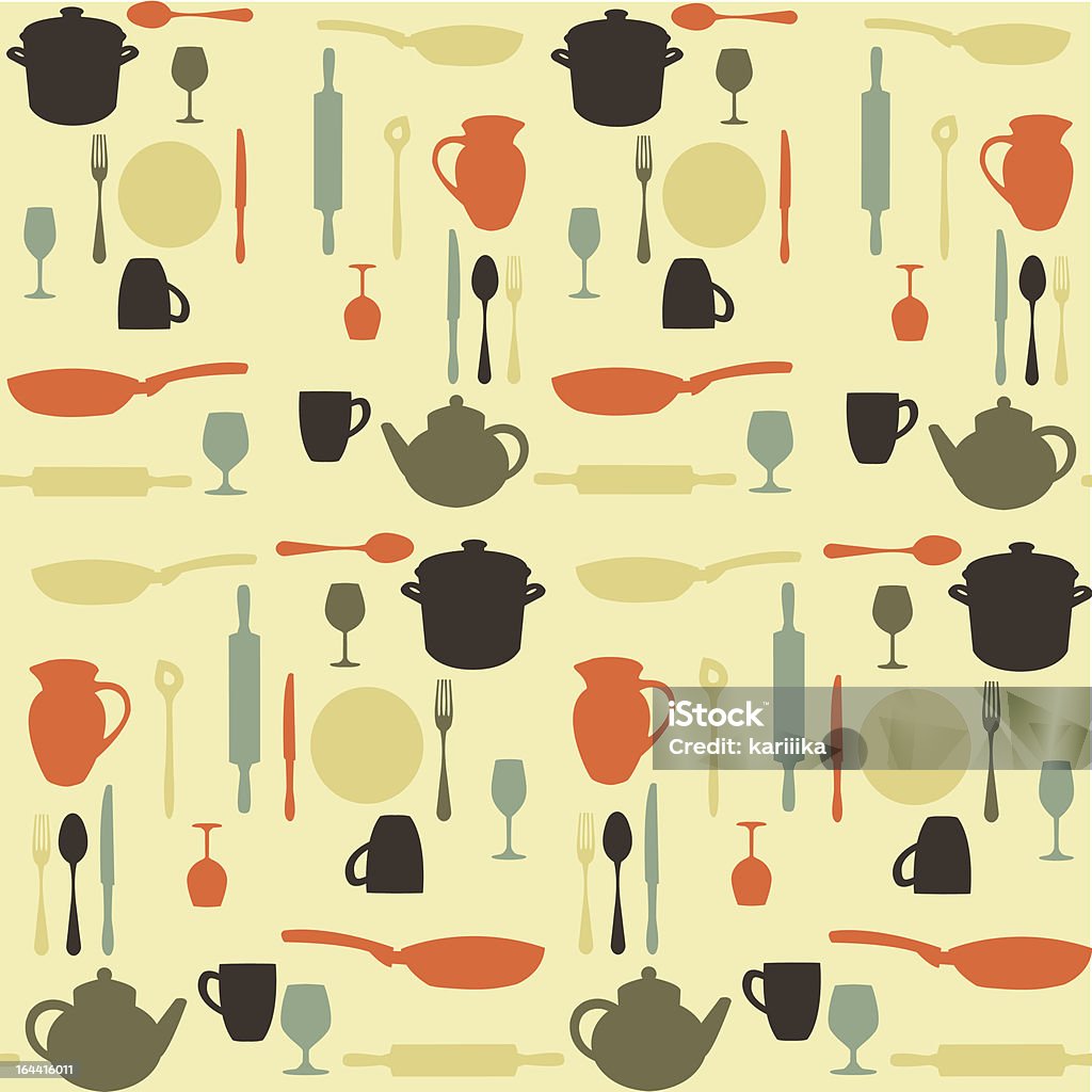 seamless kitchen pattern "seamless kitchen pattern, vector illustration" Backgrounds stock vector