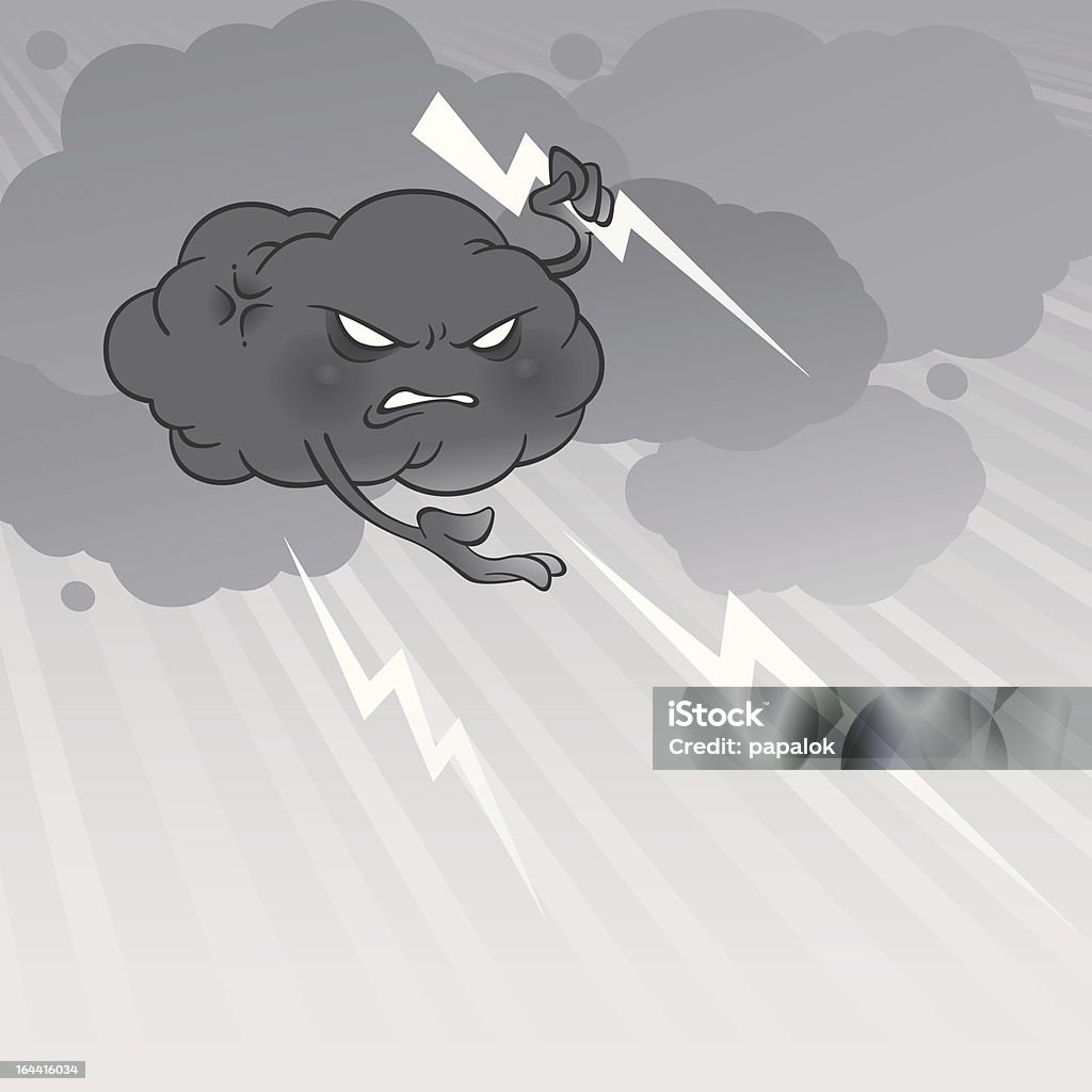 Anger Lightning Lightning Stock Illustration - Download Image Now - Anger, Backgrounds ...