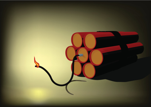 Dynamate Exploding Dynamite Explosion Cartridge Stock Illustration - Download Image Now ...
