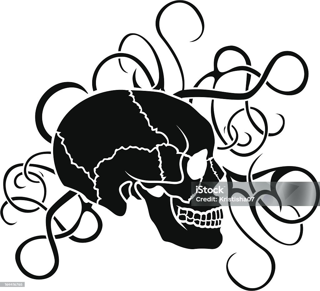 Skull Stencil Tattoo Stock Illustration Download Image Now Animal skull-stencil-tattoo-stock-illustration-download-image-now-animal