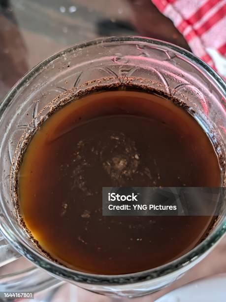 Closeup Of A Cup Of Caffeinated Black Coffee Accompanying Your Break At Work Stock Photo - Download Image Now