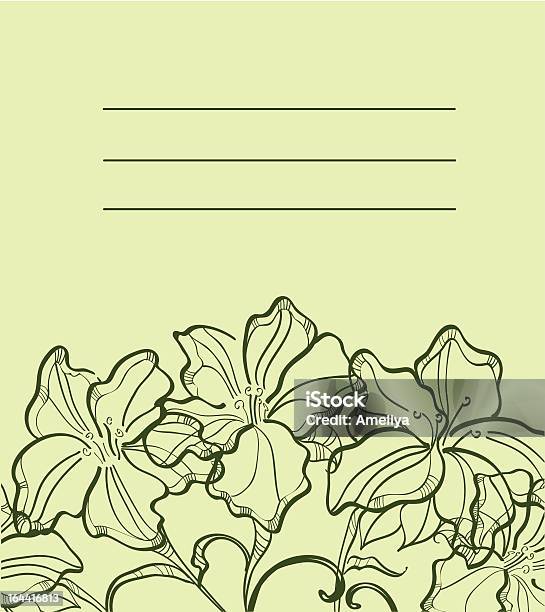Belle Carte Floral Vecteurs libres de droits et plus d'images vectorielles de Arbre en fleurs - Arbre en fleurs, Art et Artisanat, Branche - Partie d'une plante