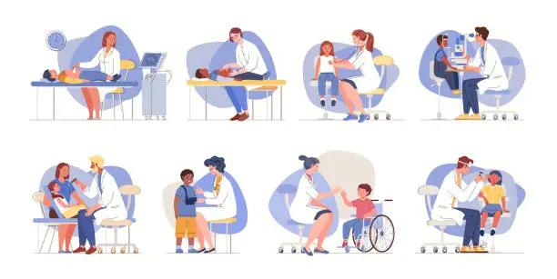 Vector illustration of Medical Diagnostics.