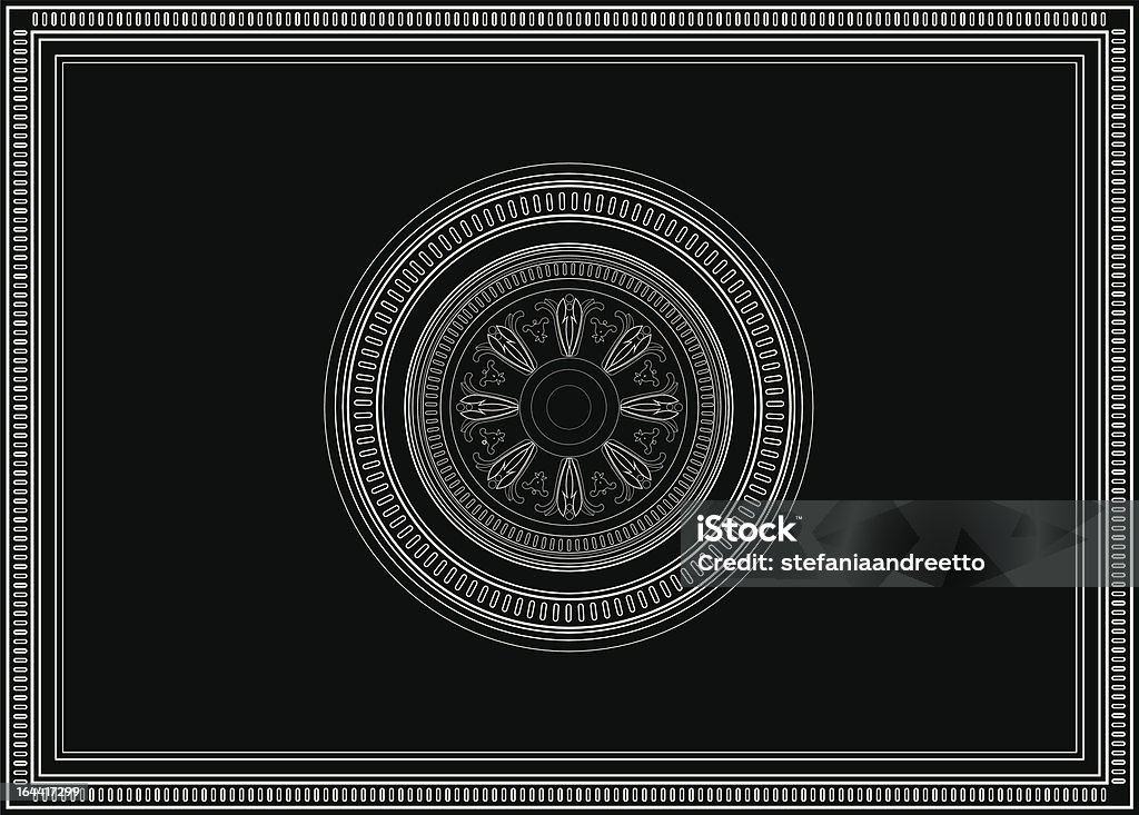 ビクトリアのスクロール - 円花窓のロイヤリティフリーベクトルアート