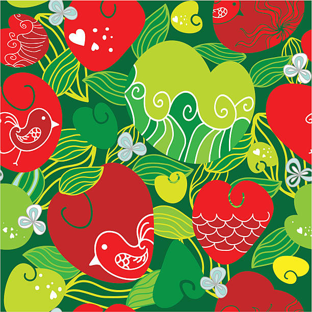 Happy pattern. vector art illustration