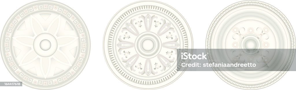 Victorian Rose Windows - Grafika wektorowa royalty-free (Rozeta - Okno)