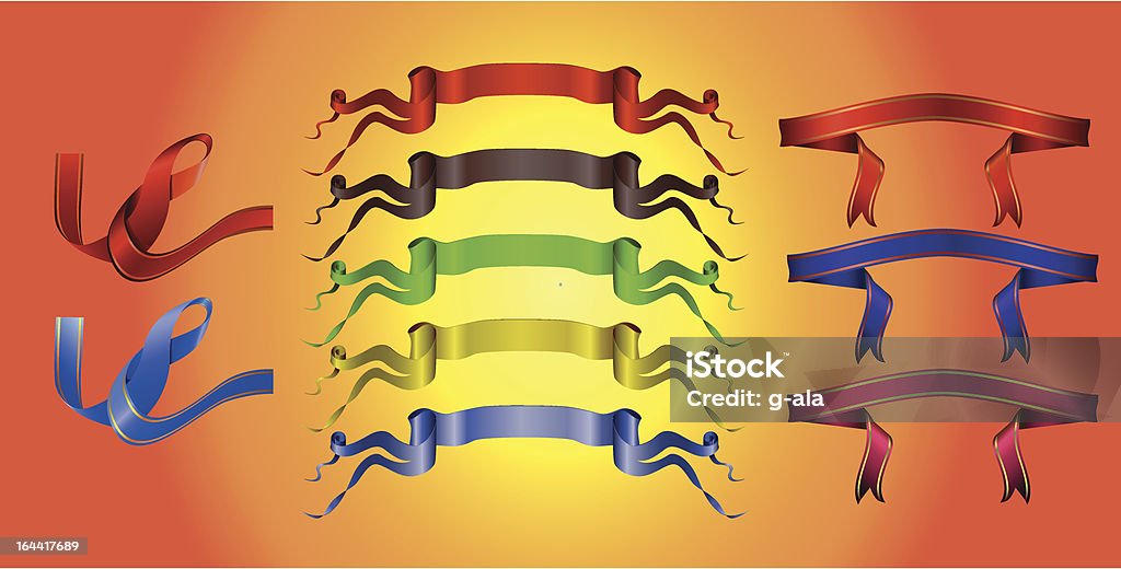 Try Colour Ribbon Color Ribbons Stock Illustration - Download Image Now - Arts Culture ...