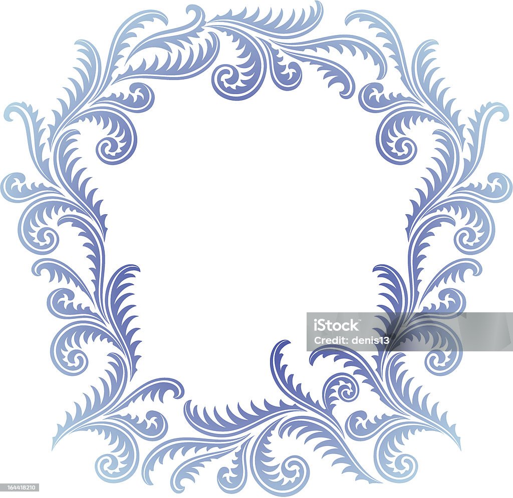 Frost motif Encadrement de fenêtre - clipart vectoriel de Arbre libre de droits