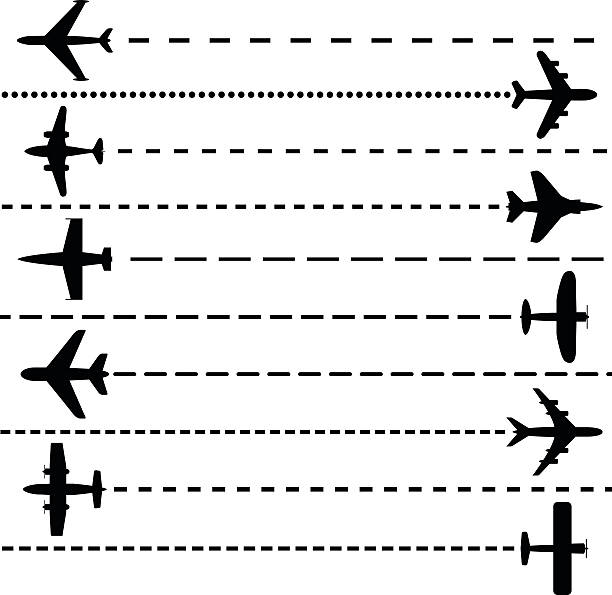 In aereo - illustrazione arte vettoriale