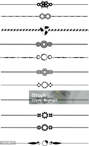 Decorative Page Divider Set Stock Illustration - Download Image Now - Cut Out, Decoration, Design Element