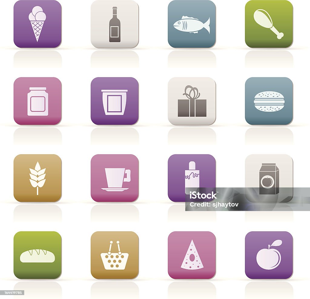 shop, food and drink icons "shop, food and drink icons - vector icon set" Alcohol - Drink stock vector