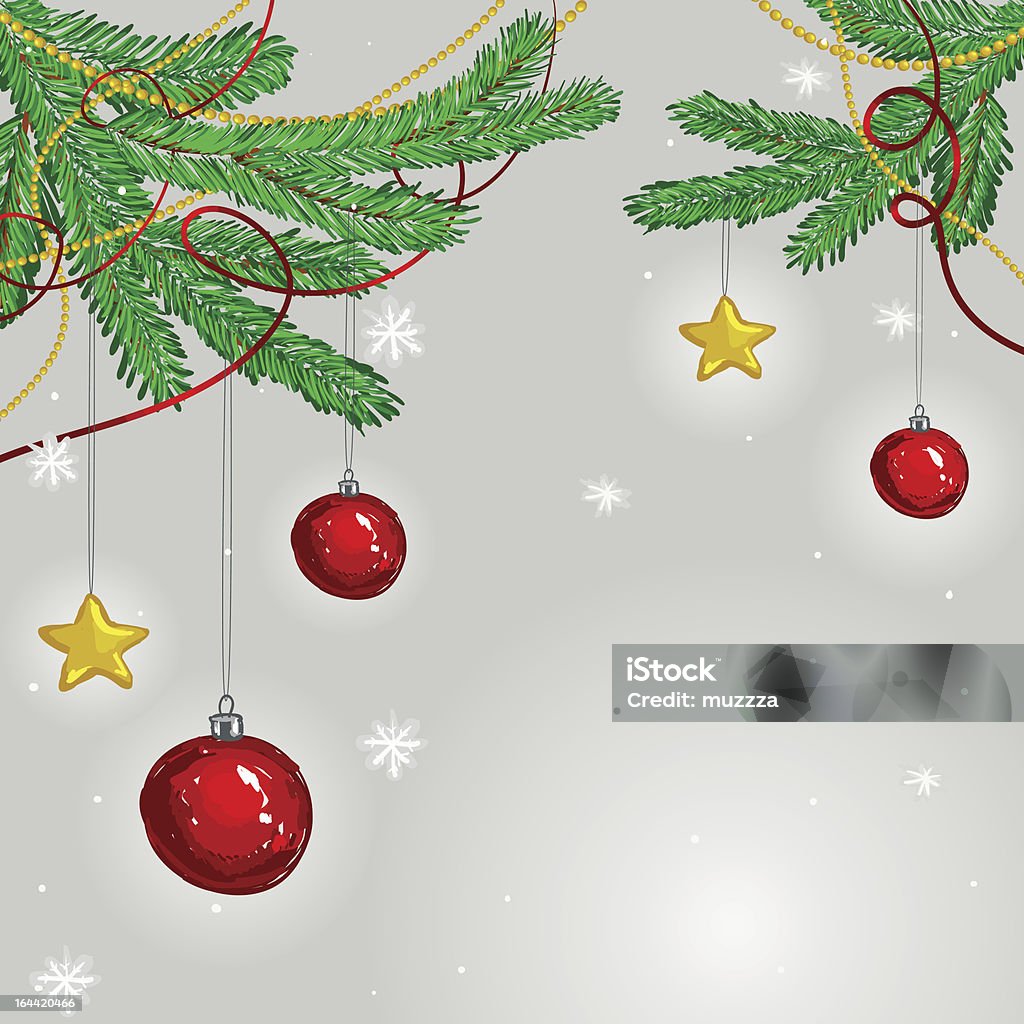 クリスマスの背景 - お祝いのロイヤリティフリーベクトルアート