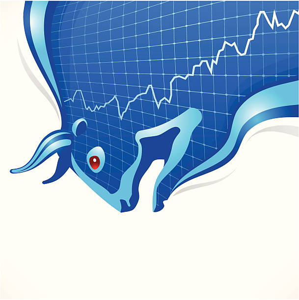 Bull frame. Business and finance symbol Bull frame. Business and finance symbol tax borders stock illustrations