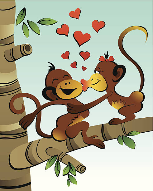 Kissing Monkeys Stock Illustration - Download Image Now - Kissing, Monkey, Animal - iStock Kissing Monkeys Stock Illustration - Download Image Now - Kissing, Monkey, Animal - iStock