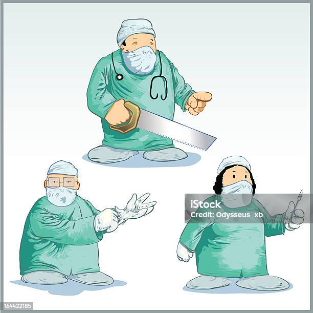 Ilustración de Médico De Dibujos Animados De La Cirugía y más Vectores Libres de Derechos de Asistencia sanitaria y medicina - Asistencia sanitaria y medicina, Belleza, Cirujano