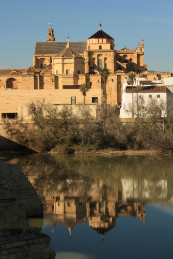 Cordoba town in Spain. The Great Mosque (currently Catholic cathedral).