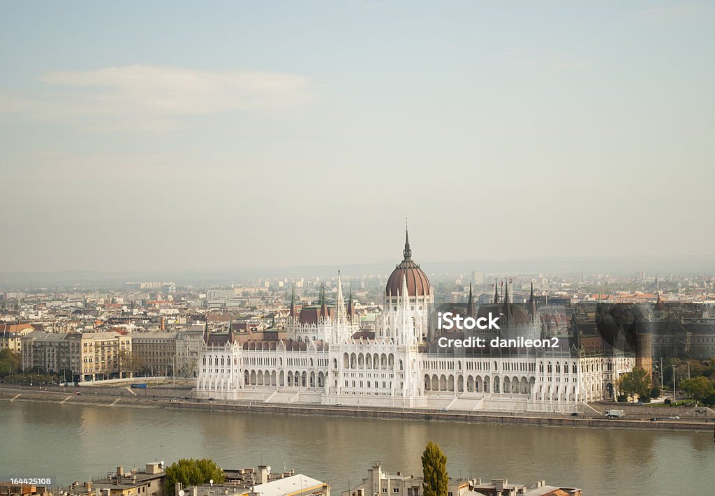 O Parlamento de Budapeste (Hungria) - Foto de stock de Antigo royalty-free